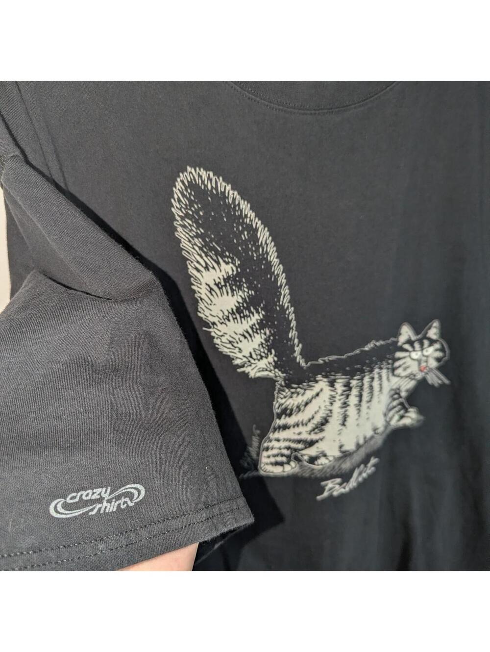 Official Kliban "Bad Cat" Graphic T-Shirt - Picture 3 of 7